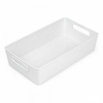 Cesta Versatile Confortime Bianco 38 x 22 x 9,5 cm (10 Pezzi)