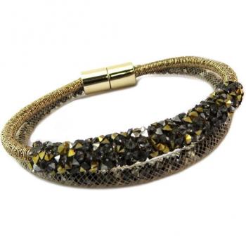 Céleste Grille – Bracelet Lily Joyaux Gris