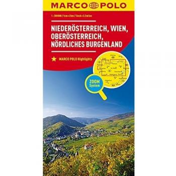 MARCO POLO Regionalkarte Österreich Blatt 01 Niederösterreich, Oberösterreich 1: