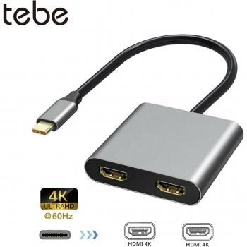 Convertidor USB‑C a HDMI 4K para MacBook Air