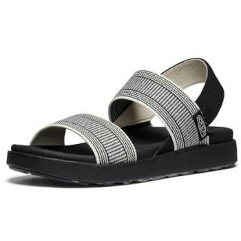 Keen Elle Sandalen 1030142 – Schwarz/Weiß kombiniert, robuste Wanderstiefel