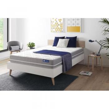 Materasso Actilatex Touch 130x210cm, Spessore 20cm, Lattice e Memory Foam, 3 Zone di Comfort