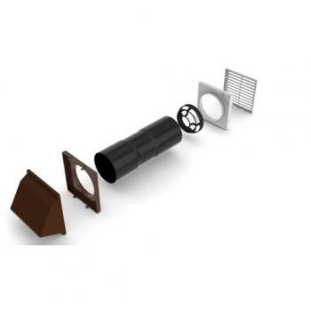 Timloc Brown Cowl and Baffle Ventilation Set