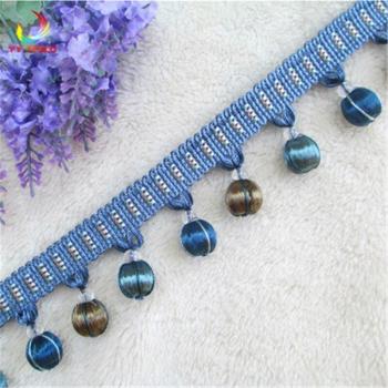 10Yards Decorative Lace Trim with Tassels, 4.5cm