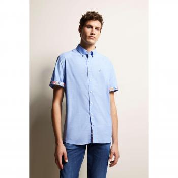 Kurzarmhemd BUGATTI, Button-Down-Kragen, Herren, Gr. XL