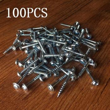 100 Pcs Woodworking Self Tapping Screws