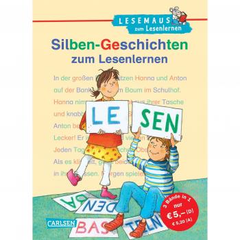 LESEMAUS zum Lesenlernen Sammelbände: Silben-Geschichten zum Lesenlernen: Extra Lesetraining – Lesetexte mit farbiger Silbenmarkierung