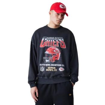 Kansas City Chiefs Wash‑Out Boxy Crew – 2023 Roster Tee