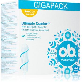 Tampons o.b. ProComfort Normal 64 pcs