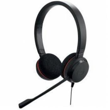 Jabra Audífonos Evolve 20 UC Stereo con Micrófono Alámbrico USB Negro