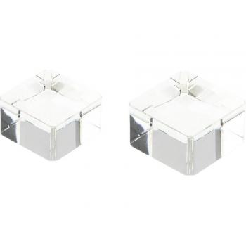2pcs Clear Acrylic Display Stands for Spherical Objects