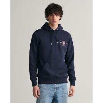Gant Medium Archive Shield Regular Fit Hoodie Evening Blue male M