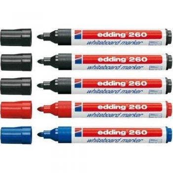 Edding 260 Whiteboard Stifte 5er Set