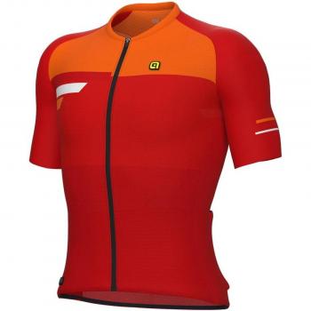 Maillot Alé PR.E Radar Rojo Naranja para Ciclistas