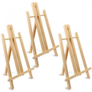 Children's and Adults' 40x24 cm Wooden Easel
