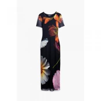 Alltagskleid Desigual Roterdam 25SWVK12 – Schwarz