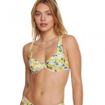 Maillot de bain armaturé jaune Capeline
