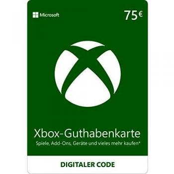 Xbox Live 75 EUR Guthabenkarte
