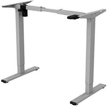 Silver Flexispot Electric Adjustable Desk for Home Office