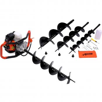 Tarière thermique essence 52CC 3CV avec accessoires de forage