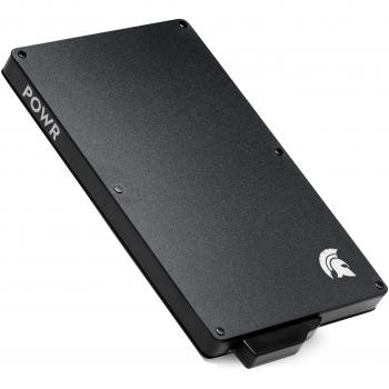 POWR Card Holder Wallet, Mens Minimalist Slim Metal RFID Blocking Contactless