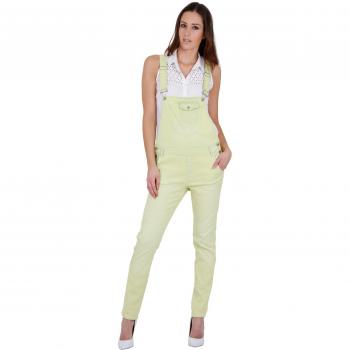 Millennium Summer Fashion Yellow Denim Bib Overalls – Women’s