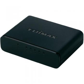 EDIMAX EZXS5A Switch a 5 Porte con Velocità di Trasmissione fino a 10/100 Mbps (Nero)