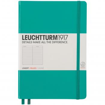 LEUCHTTURM1917 A5 Notebook, Hardcover, 251 Pages, Ruled, Emerald