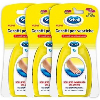 Scholl Cerotti Per Vesciche Medio Dita Dei Piedi 6 Pezzi