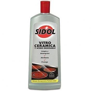 LIMPIADOR DE VITROCERAMICAS Y ACERO INOXIDABLE 450ml SIDOL 95218