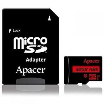 Apacer microSD Speicherkarte 32GB Class 10 UHS-I R85
