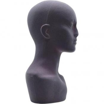 21'' Male Foam Mannequin Head for Glasses
