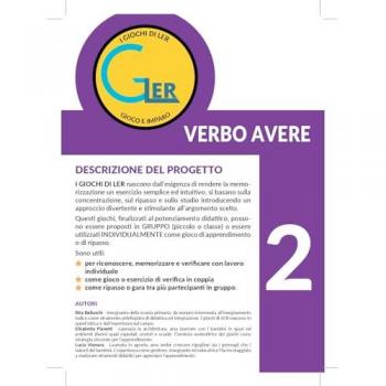 I giochi di LER. Con 90 tessere in cartoncino. Vol. 2: Verbo Avere.