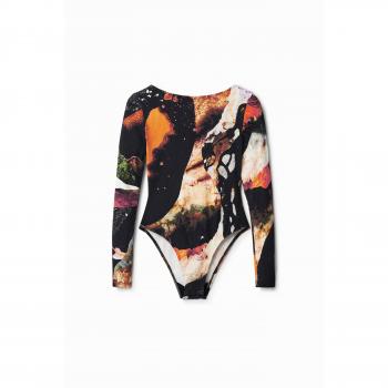 Body Mujer Desigual en Punto Viscosa Negra XL