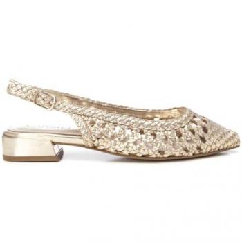 Carmela ballerines dorées avec boucle