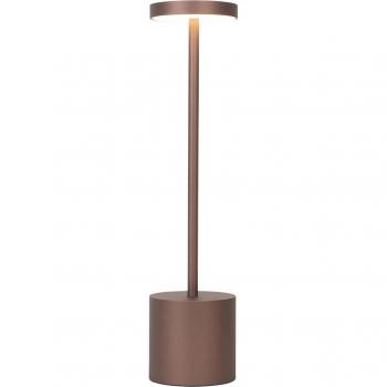 Lampada da tavolo ricaricabile in bronzo per esterni con LED