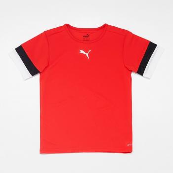 Puma Teamrise Kinder Fußball T-Shirt rot Größe 16