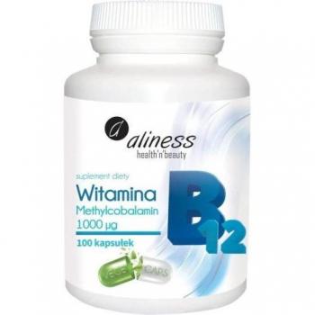 Aliness Vitamine B12 Methylcobalamine 950 mcg – 100 Groene Capsules