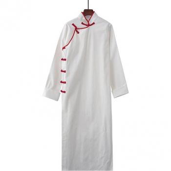 Offre Spéciale : Robe de Bain Chinoise pour Homme en Soie, Broderie de Dragon, Kimono Traditionnel