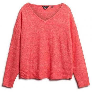 Pull-over Superdry femme taille 36 col en V rose twist