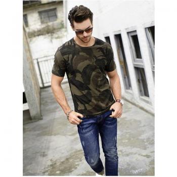 Ropa Urbana Hombre Verde Hoja Slim Fit