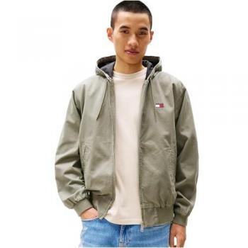 Tommy Jeans verwaschene Graujacke mit Reißverschluss