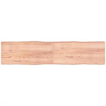 VidaXL Foldable Light Brown Solid Oak Table Top 220x50x(2-4)cm