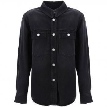 Talbot Denim Noir Blouson Isabel Marant FR 36