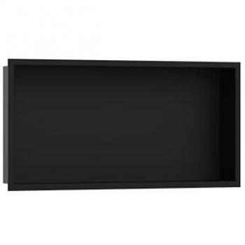 Niche murale Hansgrohe XtraStoris Original, 30x60x10 cm, noir mat avec cadre