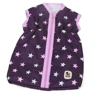 Bayer Chic 2000 Schlafsack für Puppen bis 55 cm, lila Stars