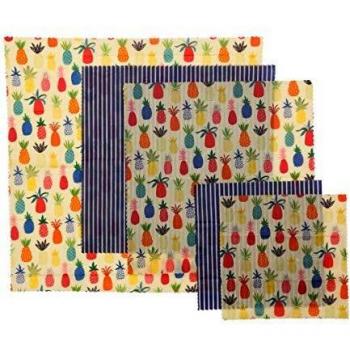 The Beeswax Wrap Co. 17860025 Plastic-Free Food Wrap Set – Large Kitchen Edition