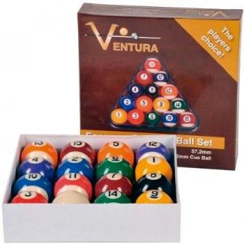 Professional Poolkugeln Ventura 57,2 mm – Winsport Qualität