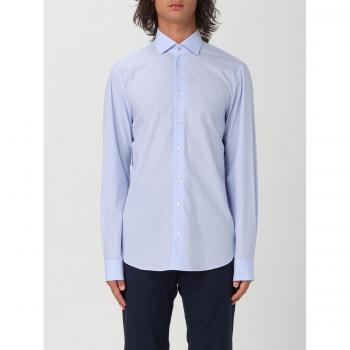 Camisa Stretch Modern Azul Michael Kors