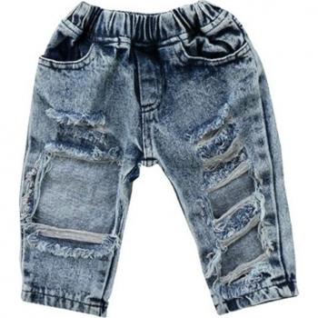 Spring Autumn Baby Ripped Jeans